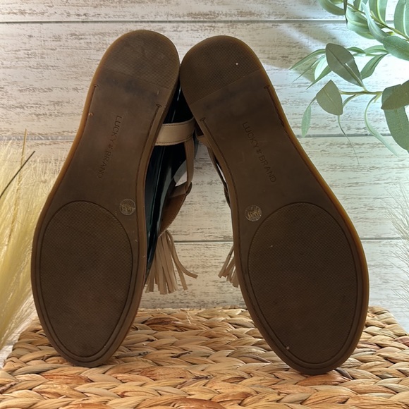 Lucky Brand leather boho sandal size 9 - Picture 2 of 5